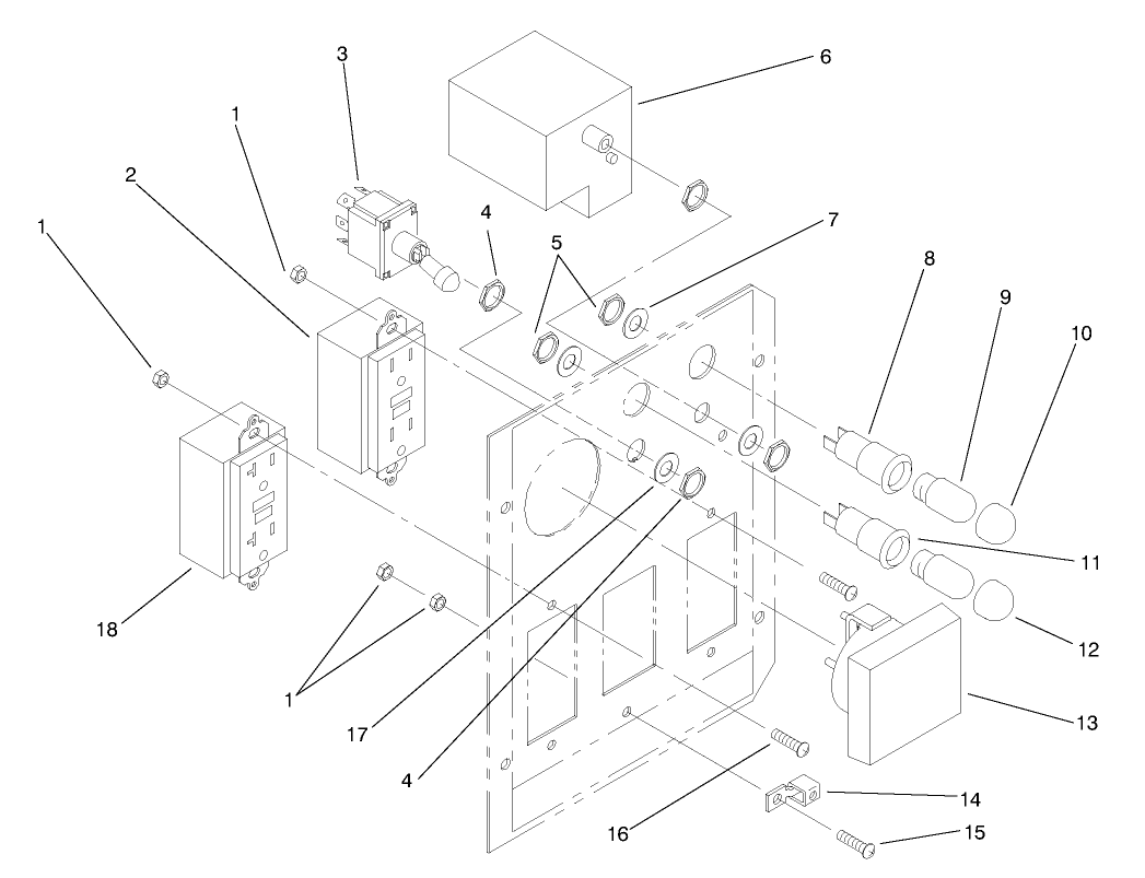 Control Box Assembly (continued)