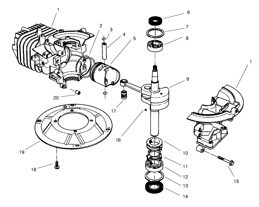 Crankshaft Assembly (model No. 47pt7-3)