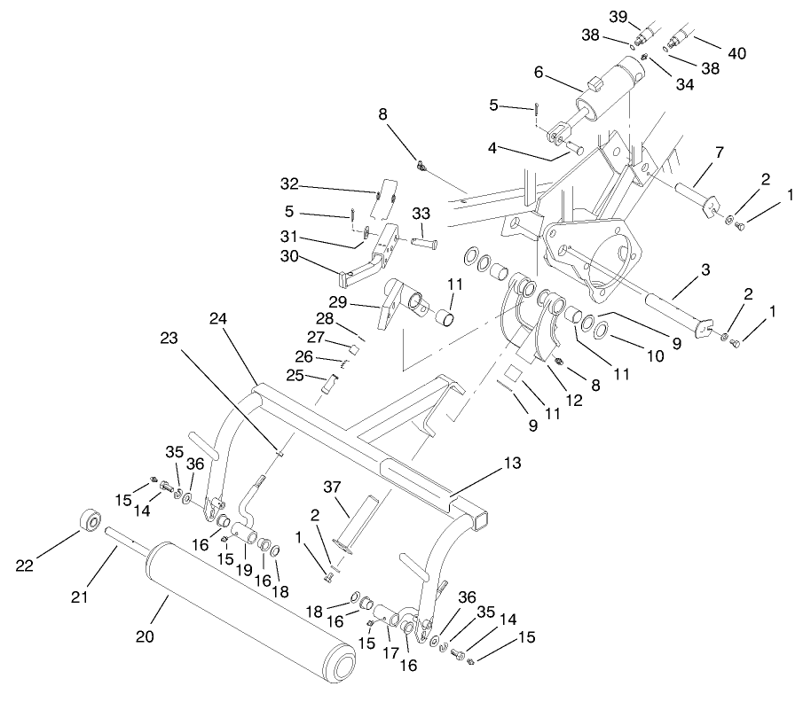 Pull Frame Assembly L.h.