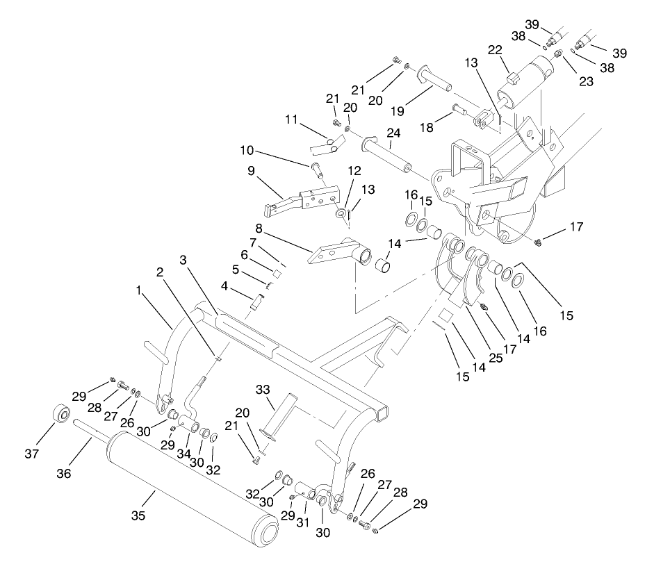 Pull Frame Assembly R.h.