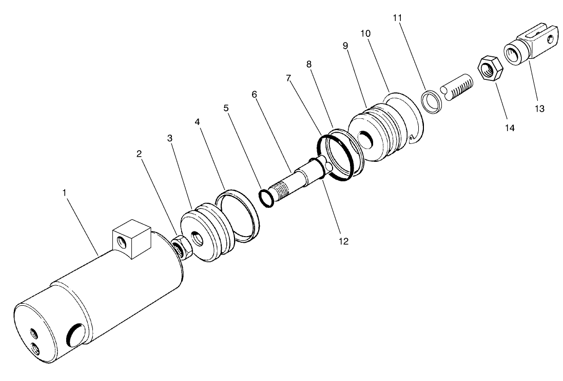 Hydraulic Cylinder Assembly No. 83-2580
