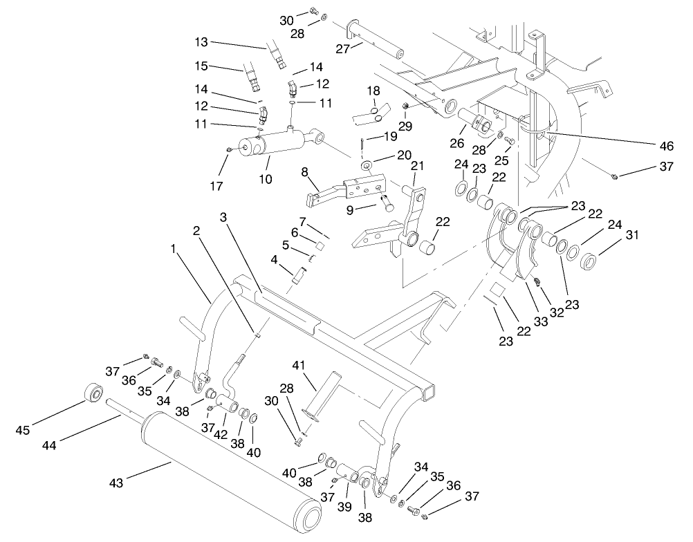 Pull Frame Assembly Rear