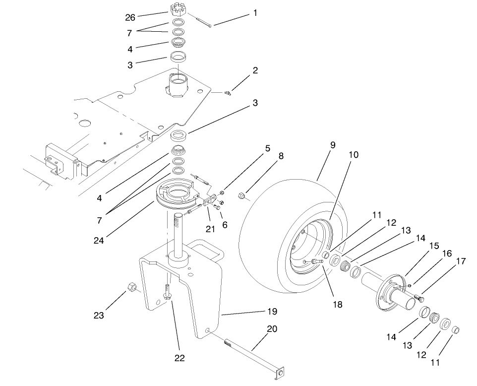 Rear Wheel Assembly