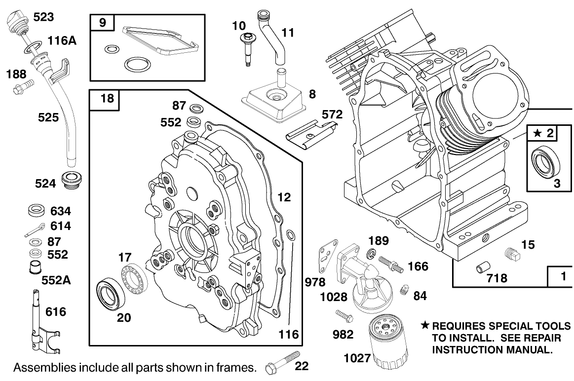 Engine Briggs & Stratton Model 303447-1179-E1