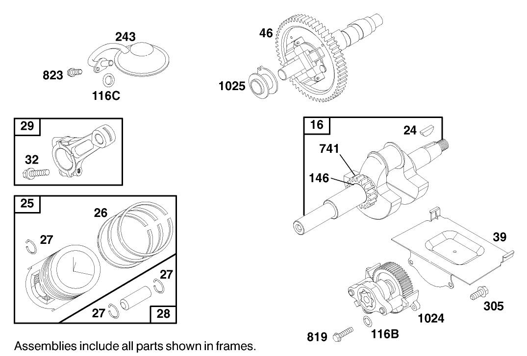 Engine Briggs & Stratton Model 303447-1179-E1