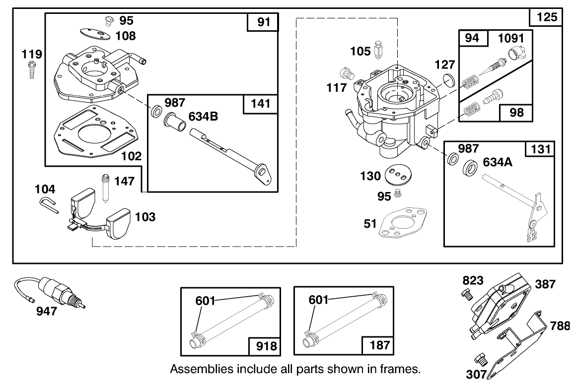 Engine Briggs & Stratton Model 303447-1179-E1