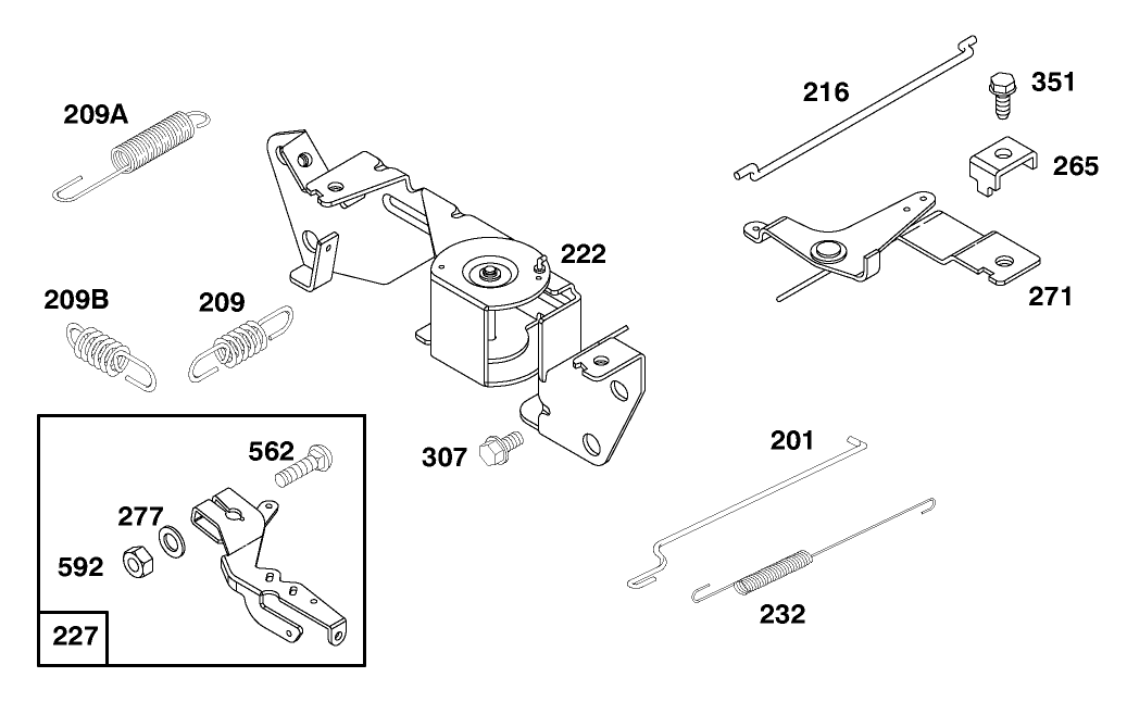 Engine Briggs & Stratton Model 303447-1179-E1