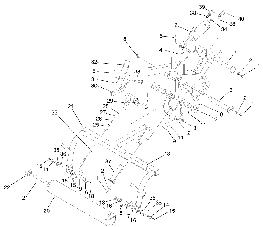 Pull Frame Assembly L.h.