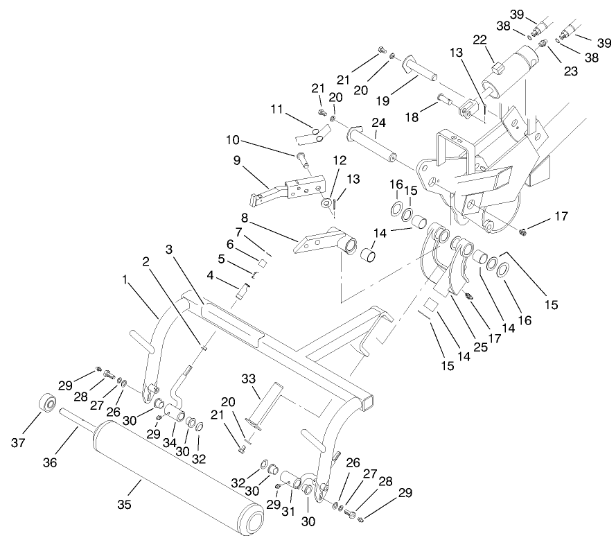 Pull Frame Assembly R.h.