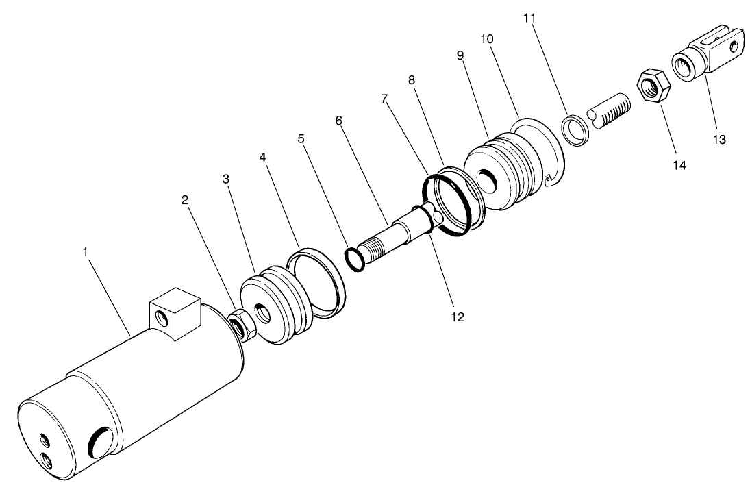 Hydraulic Cylinder Assembly No. 83-2580