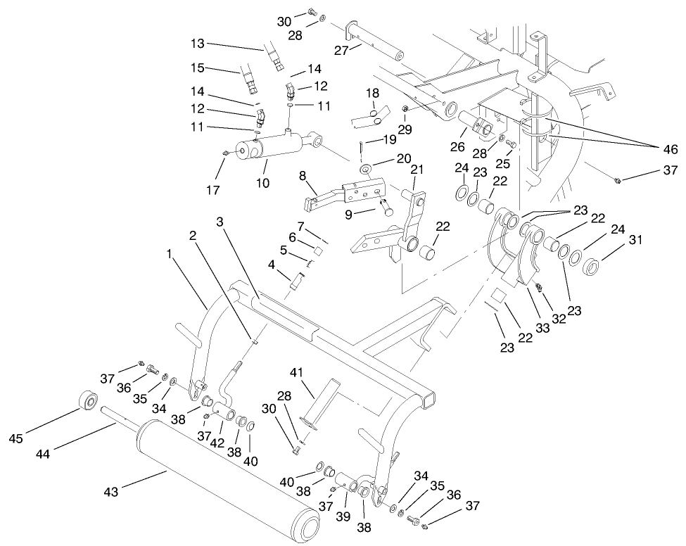 Pull Frame Assembly Rear