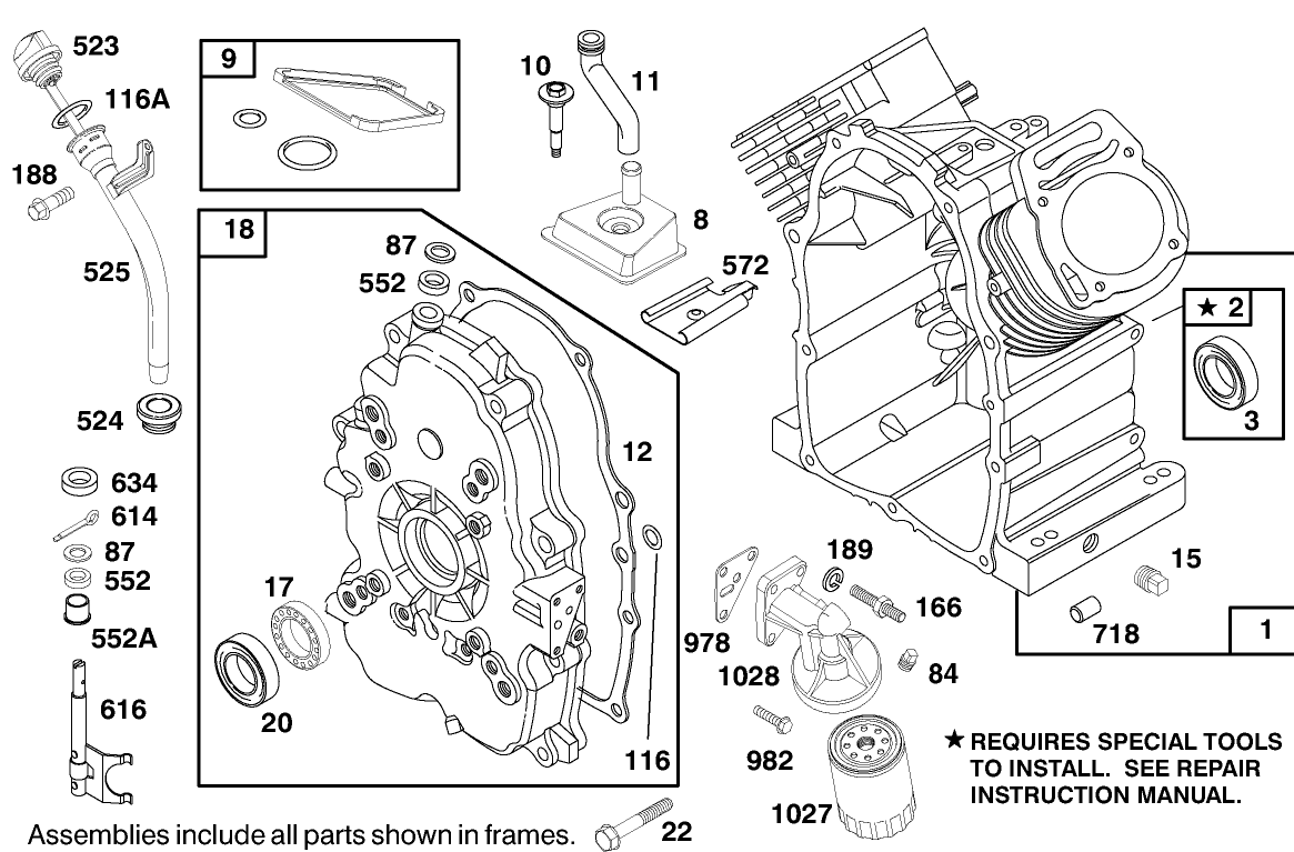 Engine Briggs & Stratton Model 303447-1179-E1