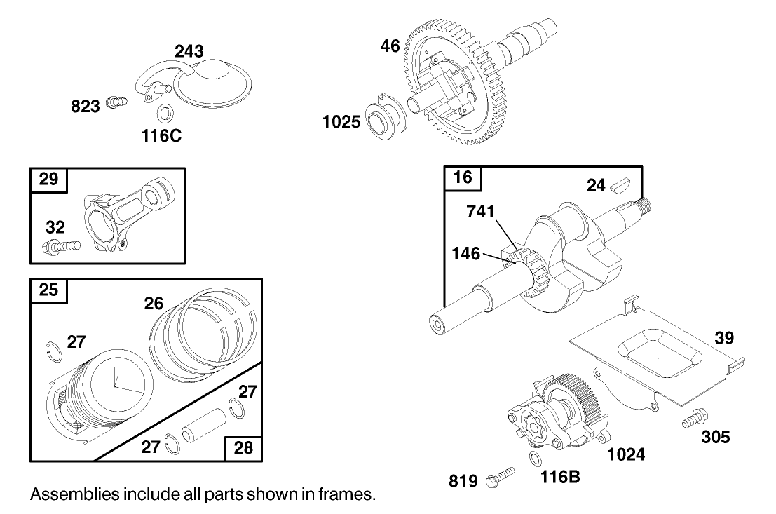 Engine Briggs & Stratton Model 303447-1179-E1