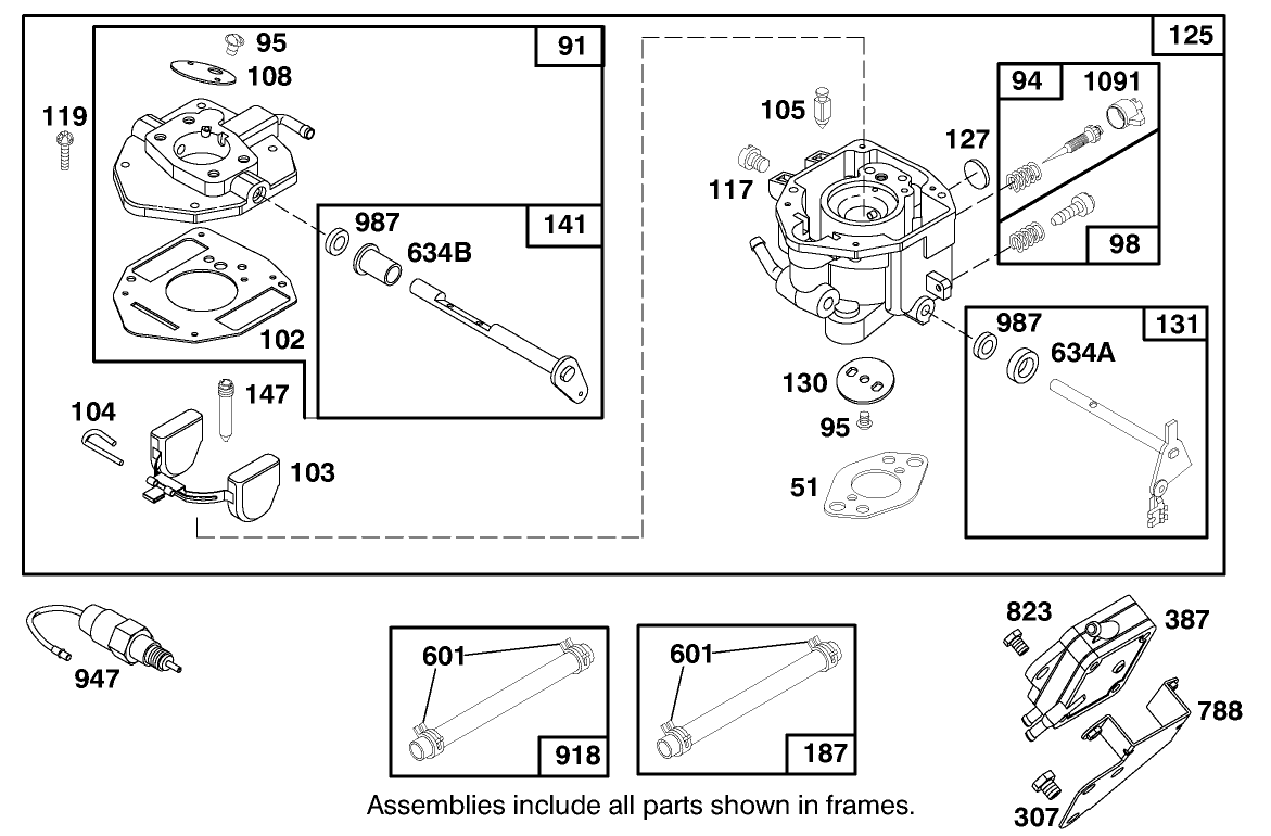 Engine Briggs & Stratton Model 303447-1179-E1