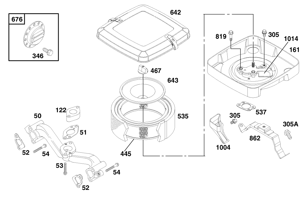 Engine Briggs & Stratton Model 303447-1179-E1