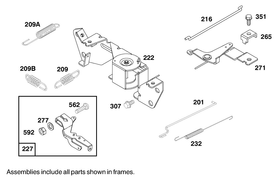 Engine Briggs & Stratton Model 303447-1179-E1