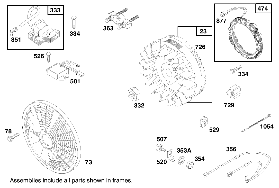 Engine Briggs & Stratton Model 303447-1179-E1