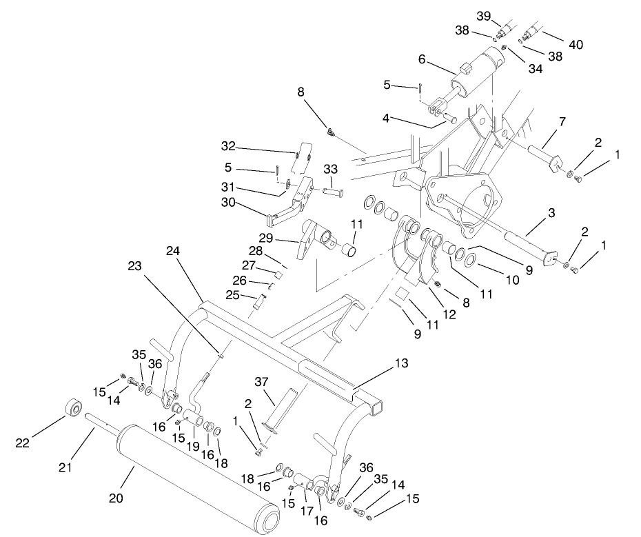 Pull Frame Assembly L.h.