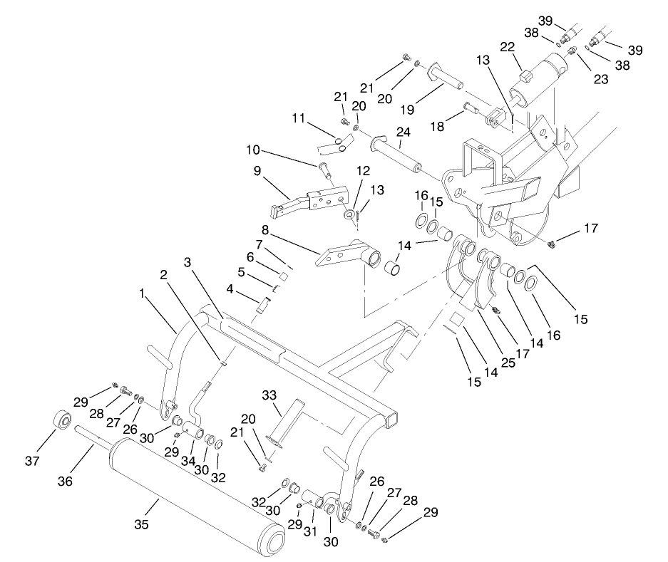 Pull Frame Assembly R.h.