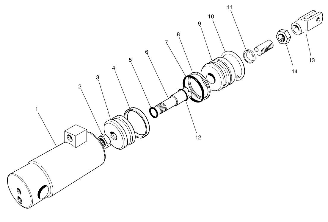 Hydraulic Cylinder Assembly No. 83-2580