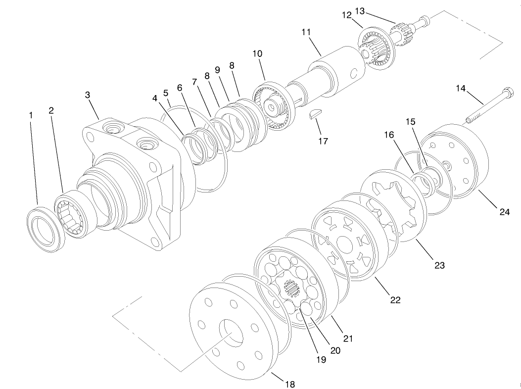 Hydraulic Drive Motor Assembly No. 92-9199