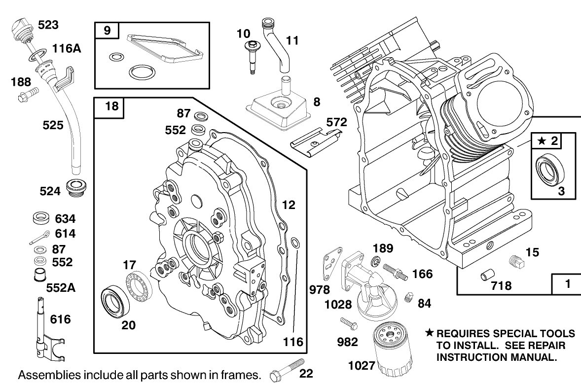 Engine Briggs & Stratton Model 303447-1179-E1