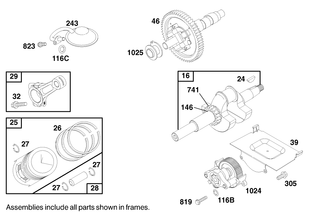Engine Briggs & Stratton Model 303447-1179-E1