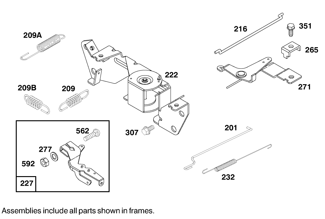 Engine Briggs & Stratton Model 303447-1179-E1