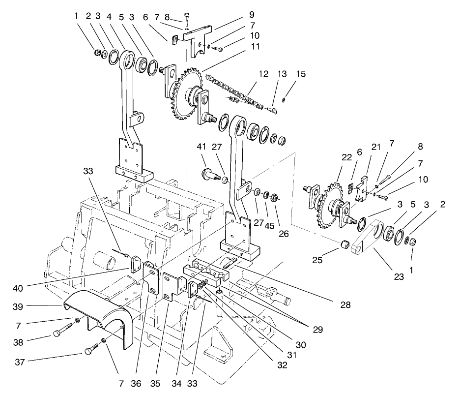 Tine Arm & Crank Assembly