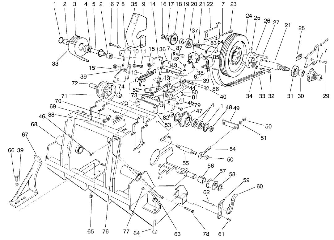 Coring Head Drive Assembly