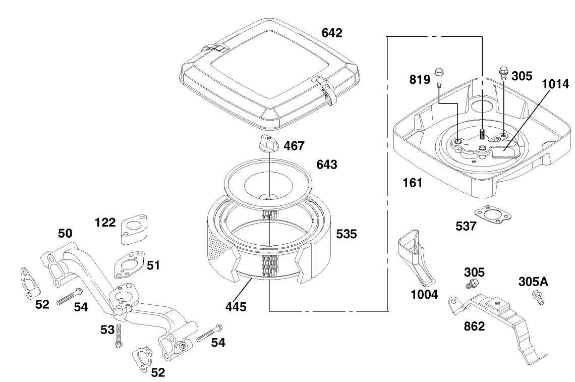 Engine Briggs & Stratton Model 303447-1233-E1