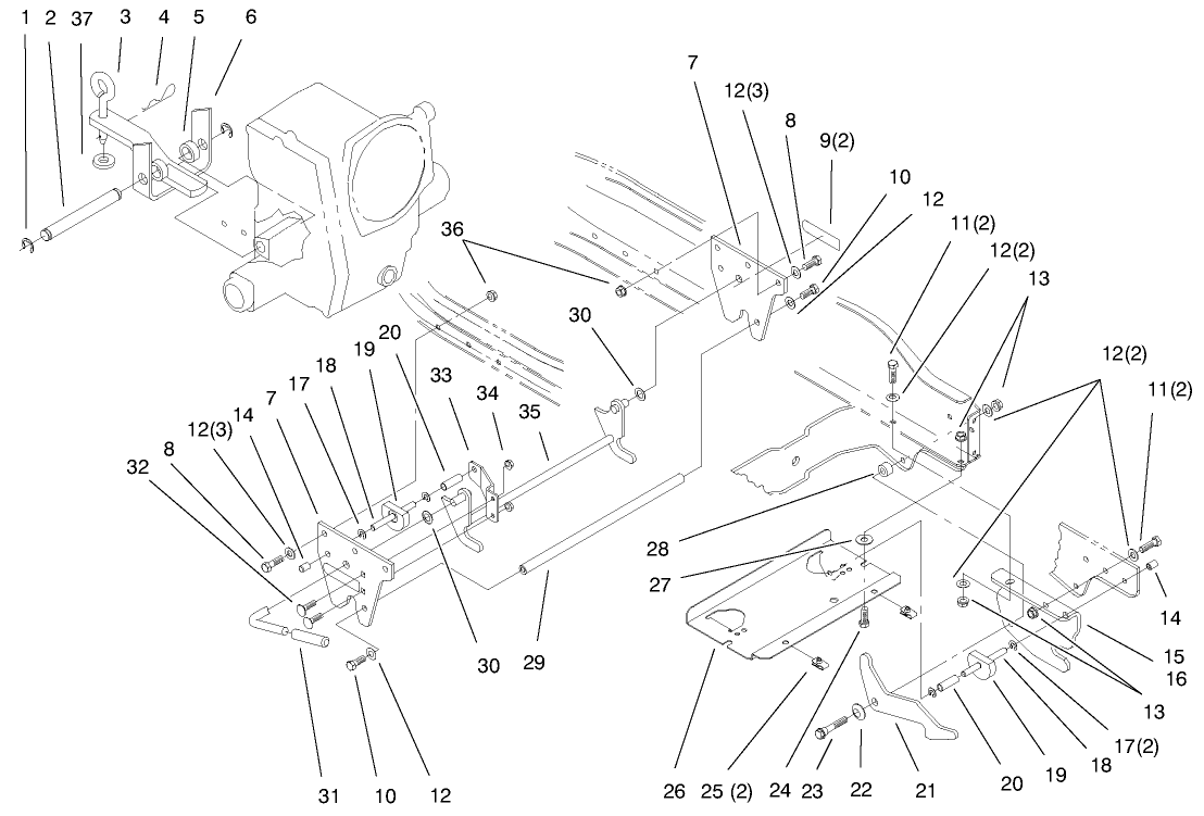Attach A Matic And Hitch Assembly