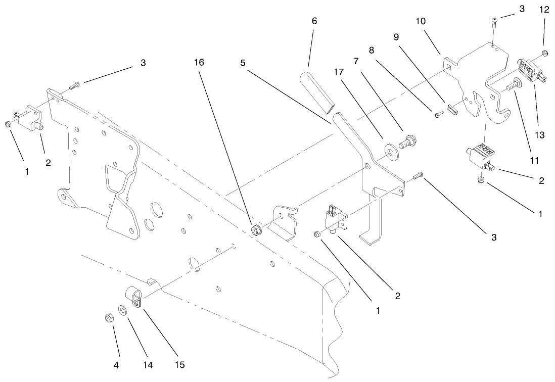 Upper Parking Brake Assembly