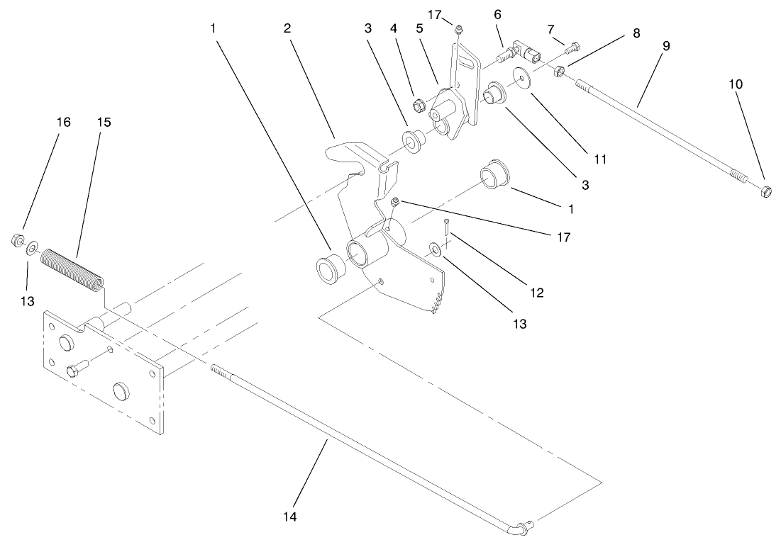 Lower Parking Brake Assembly