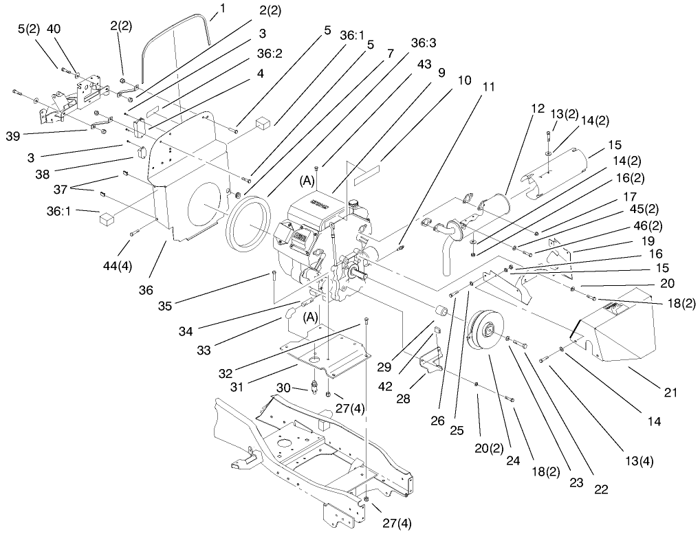 Air Cooled Engine Assembly