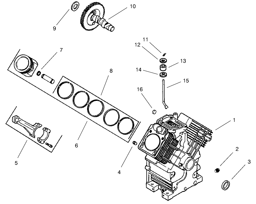 Group 2-Crankcase (models 73540 & 73541)