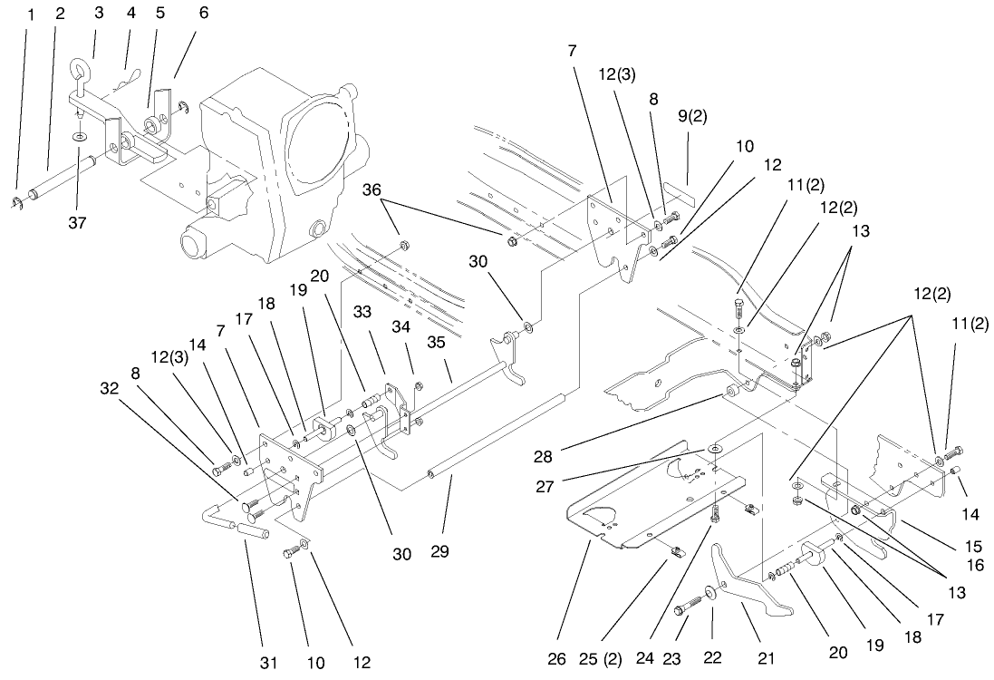 Attach A Matic And Hitch Assembly