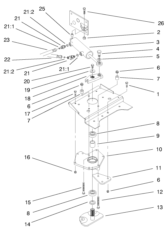 Lower Power Steering Assembly
