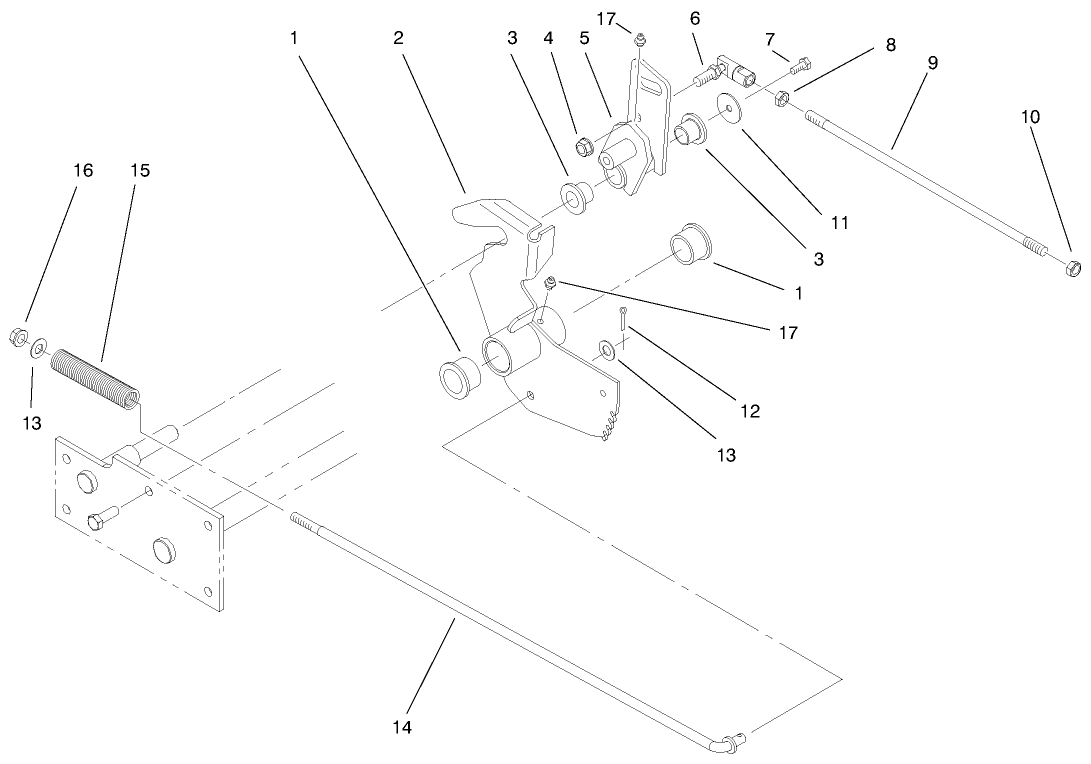 Lower Parking Brake Assembly