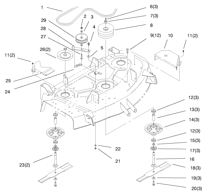 Spindle And Blade Assembly