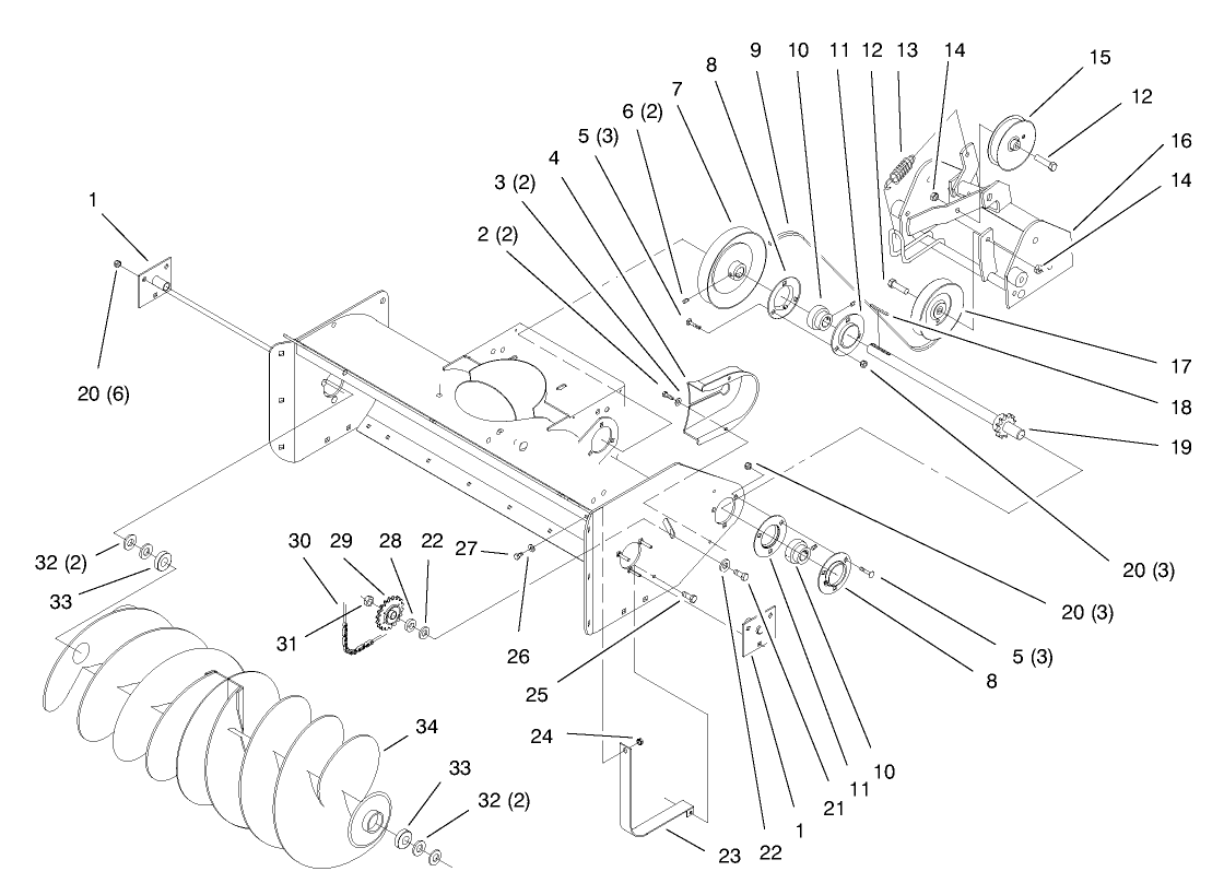 Auger & Drive Assembly