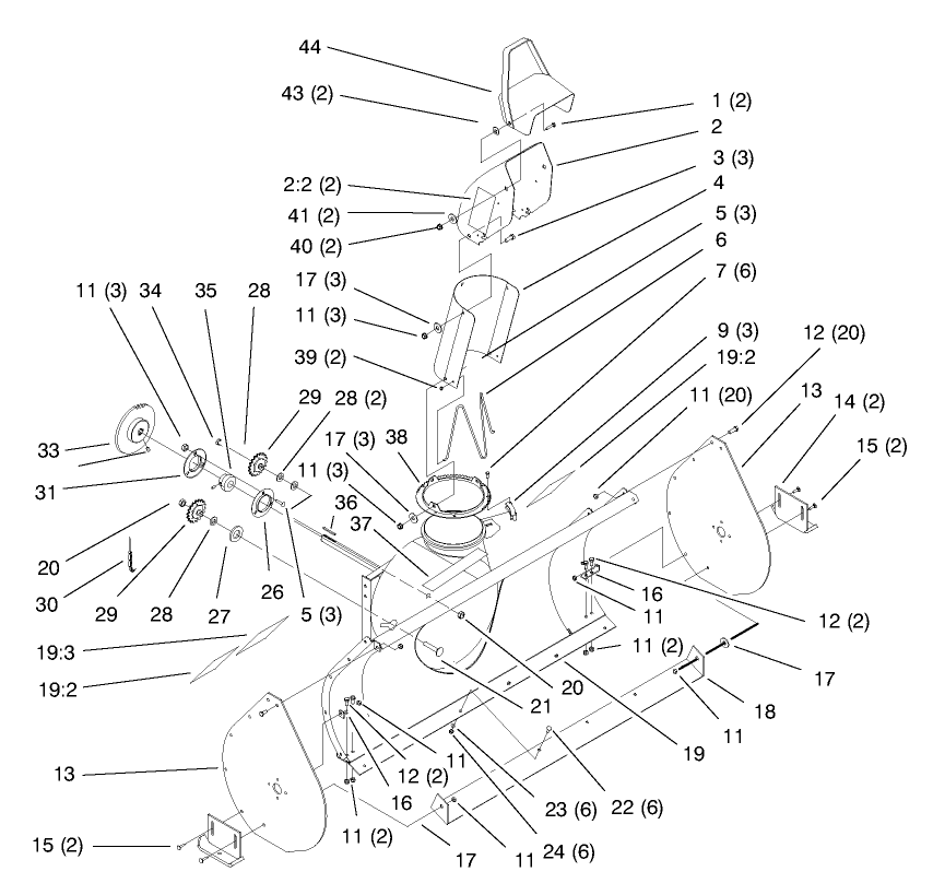 Discharge Chute Assembly