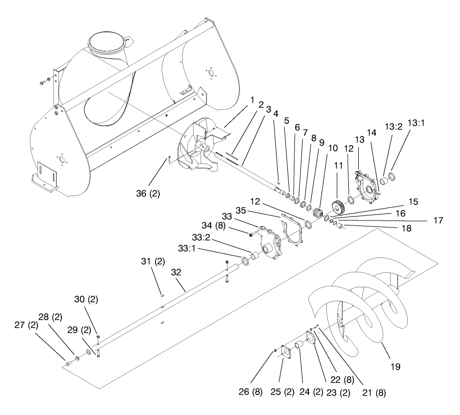 Worm Gear Assembly