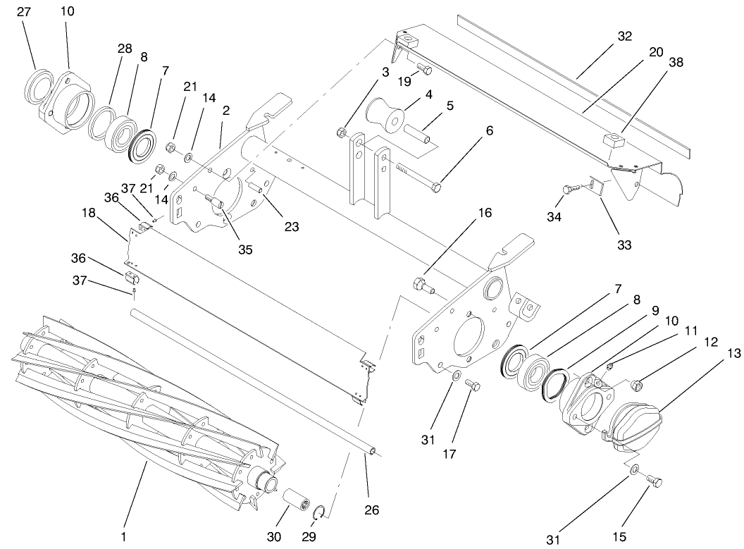 Reel & Shields Assembly