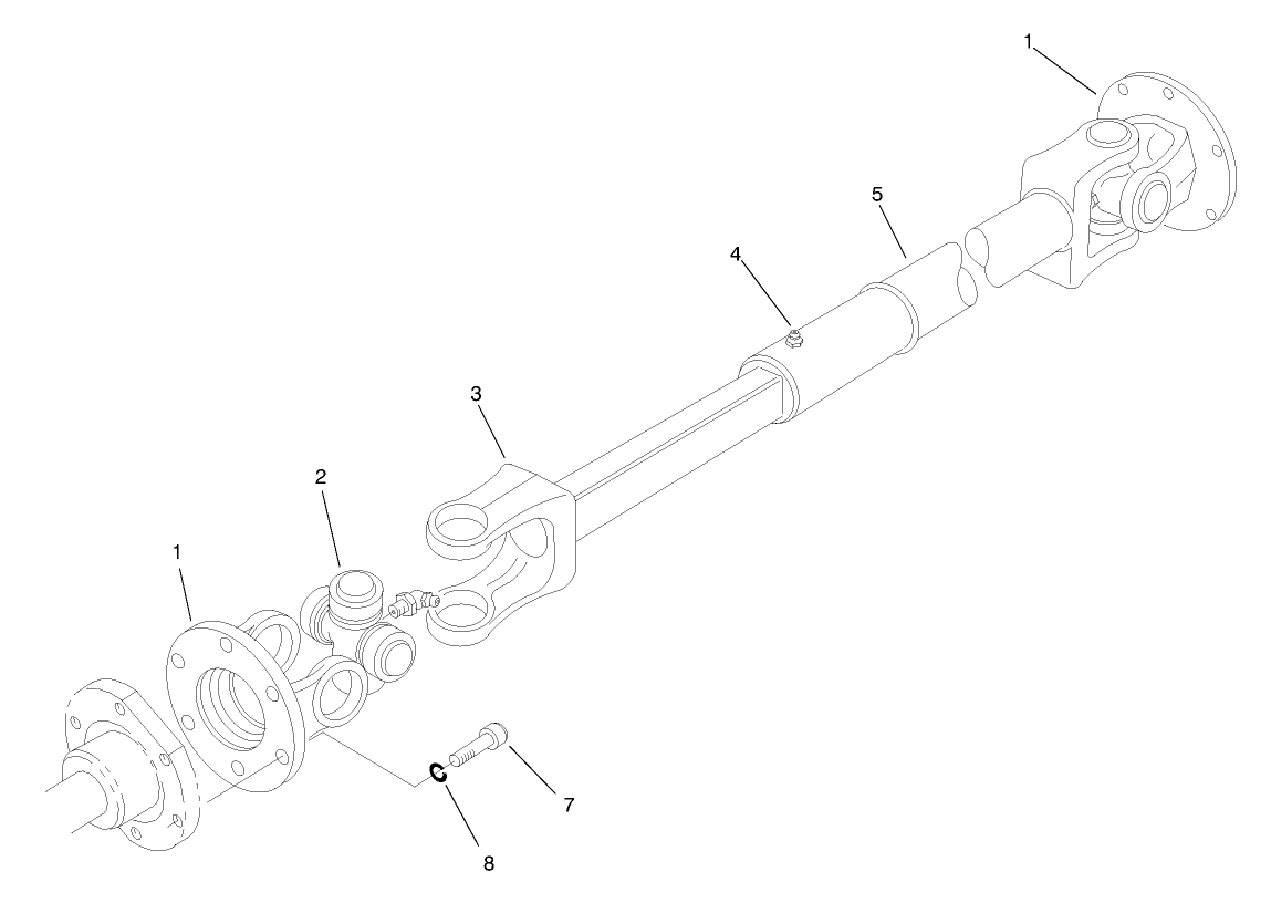 Drive Shaft Assembly No. 98-5009