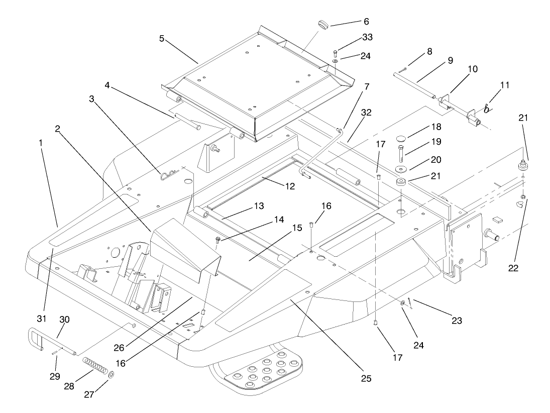 Front Frame and Seat Base Assembly