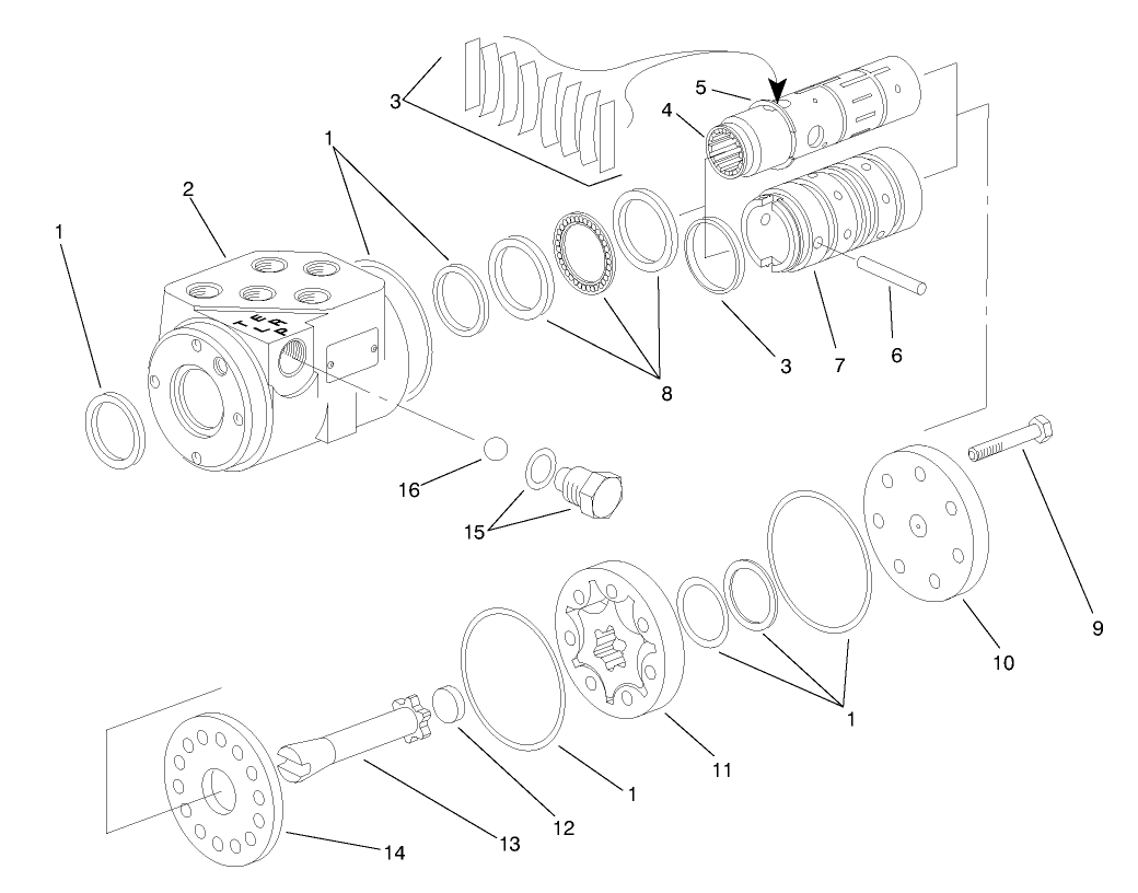 Steering Control Valve Asm. 93-5165