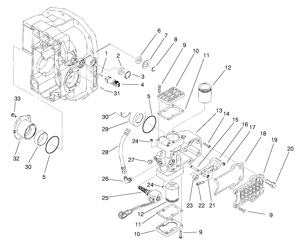 Hydraulic Housing Assembly-Control