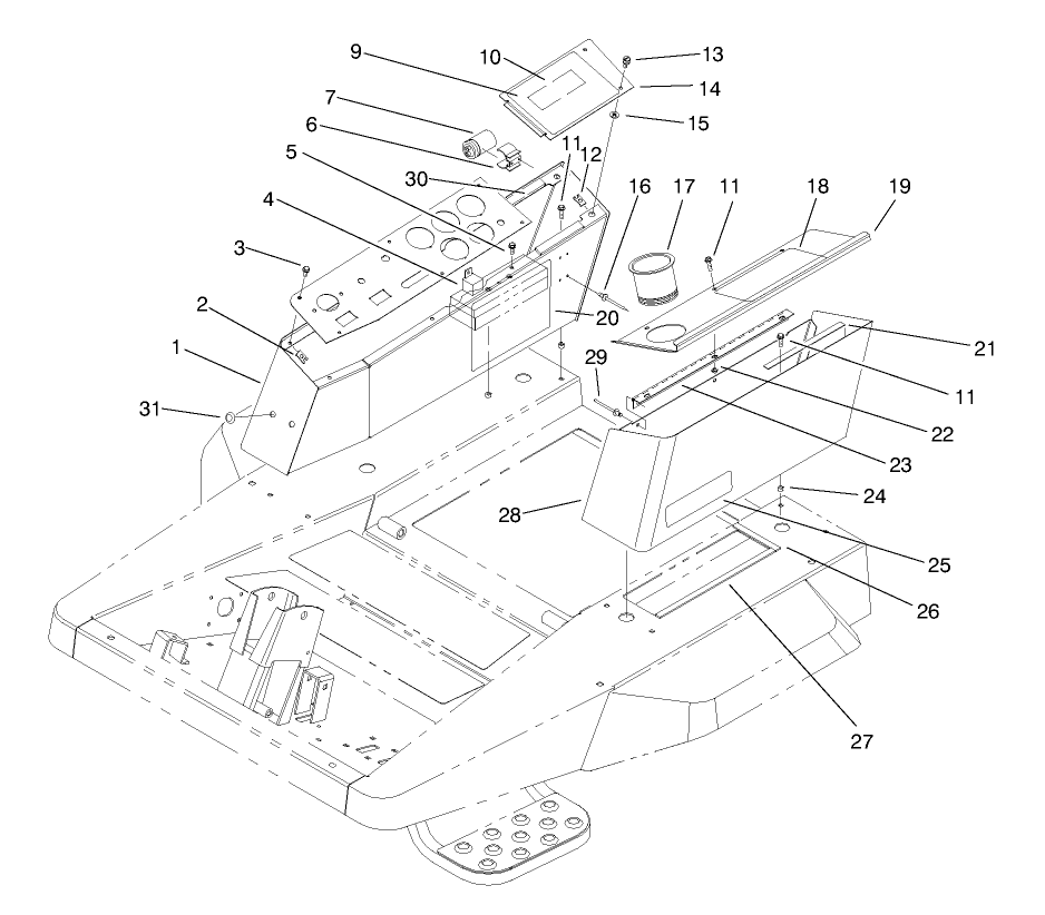 Control Console Assembly