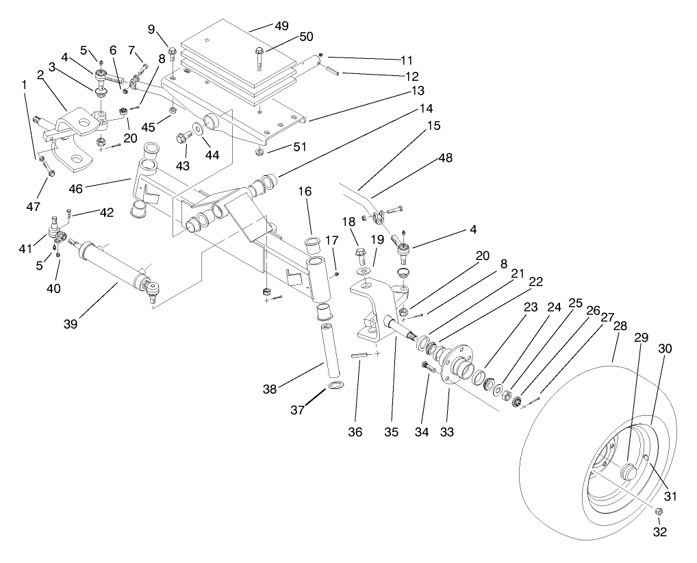 Rear Axle Assembly (model No. 30301)